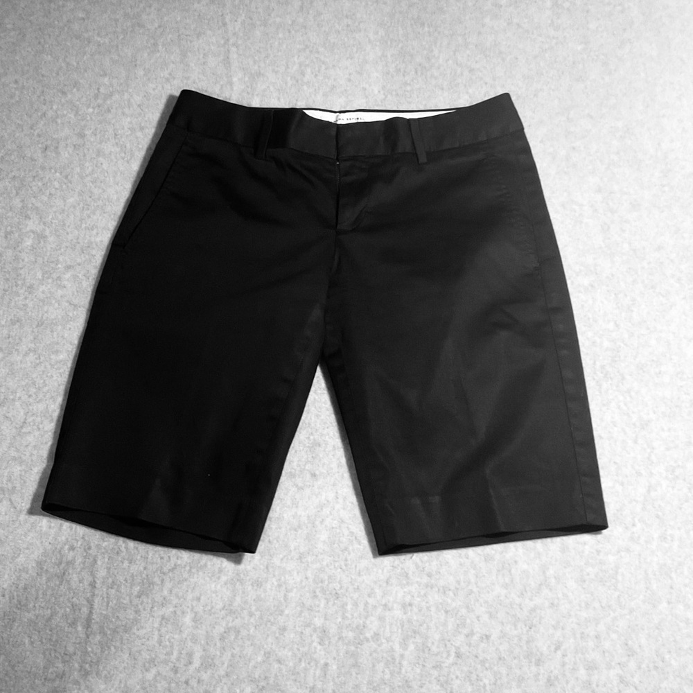 Banana Republic Black City Shorts Tailored Bermuda Dress Shorts Office Size 0